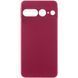 Чохол TPU GETMAN Liquid Silk Full Camera для Google Pixel 7 Pro Бордовий / Marsala ILSO-00000075770-1 фото