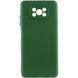 Чохол TPU GETMAN Liquid Silk Full Camera для Xiaomi Poco X3 NFC / Poco X3 Pro Зелений / Dark green ILSO-00000073796-3 фото