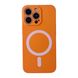 Силіконовий чохол з MagSafe для iPhone 11 Pro Max Оранжевий 214-00608 фото