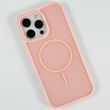 Силіконовий чохол Matte Color Case With Magnetic Thin Circle для iPhone 13 Pro Max Pink