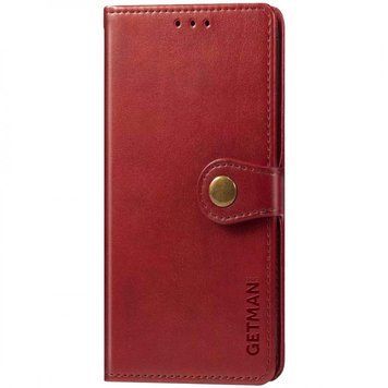 Шкіряний чохол-книжка GETMAN Gallant (PU) для Xiaomi Poco X3 NFC / Poco X3 Pro Red 777-06538 фото