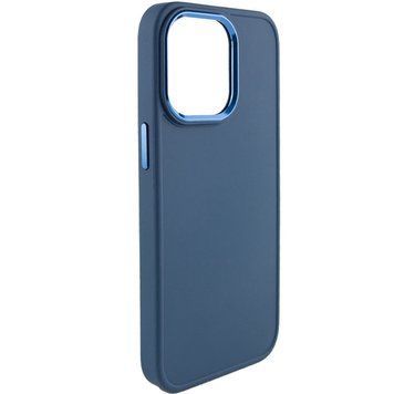 Чехол TPU Bonbon Metal Style для Apple iPhone 13 Pro (6.1") Denim Blue 208-06115 фото