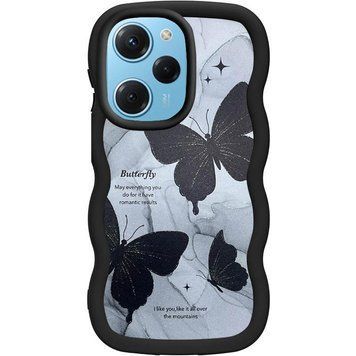 Чохол TPU Cloudy Pictures для Xiaomi Poco X5 Pro 5G / Note 12 Pro 5G Butterflies 555-01222 фото