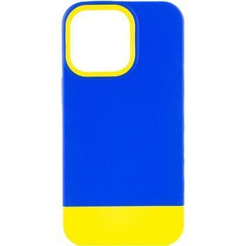 Чохол TPU+PC Bichromatic для Apple iPhone 13 Pro (6.1") Navy Blue / Yellow 555-03988 фото