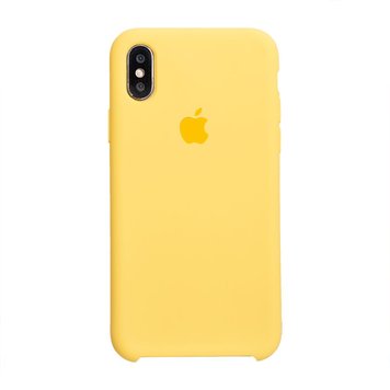 Силіконовий чохол для iPhone X/XS Yellow 208-00094 фото