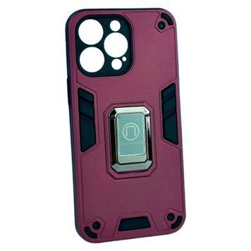 Чехол Iron Warriors Separate Camera для iPhone 14 Pro Max Бордовый 208-04458 фото
