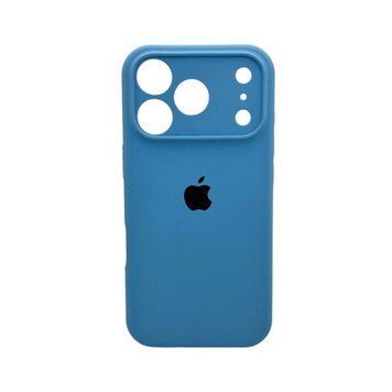 Силиконовый чехол с закрытой камерой для iPhone 17 Pro Max Cornflower 666-04340 фото