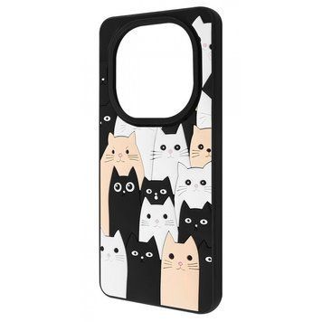 Чехол Wave Doodle Case для Xiaomi Redmi Note 14 Pro 4G Cats 777-03825 фото