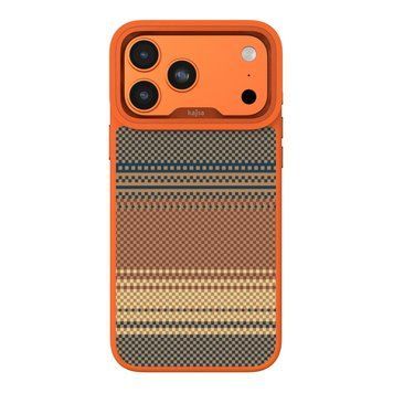 Чохол Kajsa Resort Collection Gradient Stripe with MagSafe для iPhone 17 Pro Max Orange Plus O-Ring 2020000507178 фото