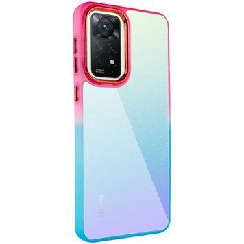 Чохол TPU+PC Fresh sip series для Xiaomi Redmi Note 11 Pro 4G/5G / 12 Pro 4G Бірюзовий / Рожевий 777-06638 фото