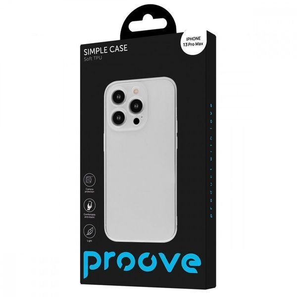 Прозорий чохол Proove Simple Case iPhone 13 Pro Max 656-05251 фото