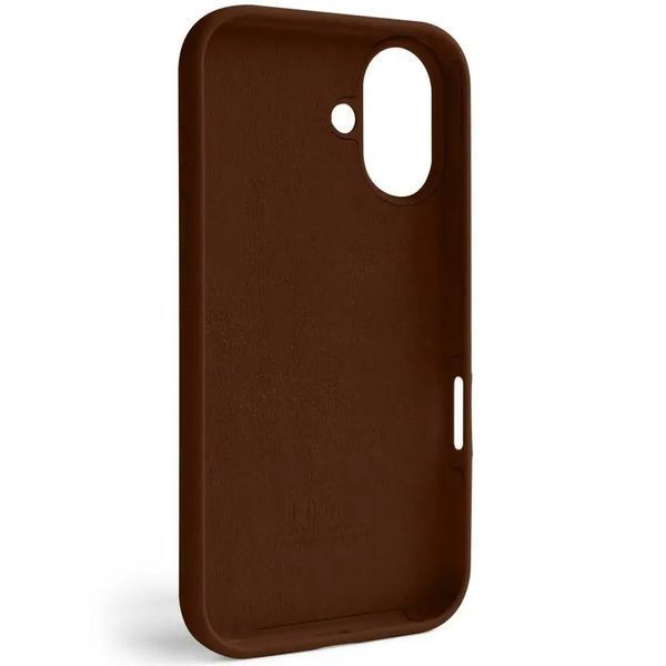 Чохол Silicone Case Full Protective для Apple iPhone 17 (6.3) Коричневий / Brown 208-06637 фото