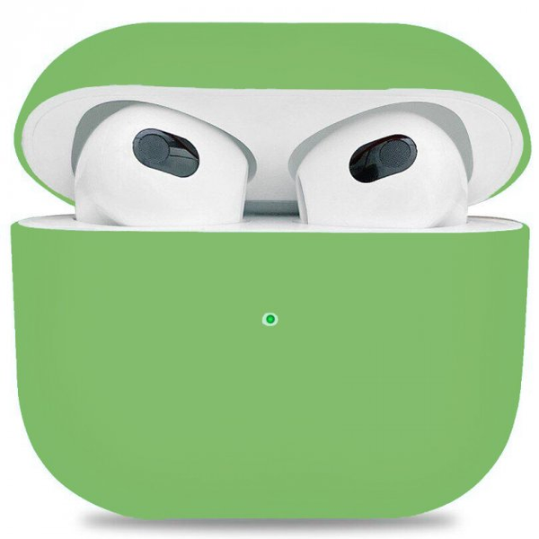 Силиконовый чехол для наушников AirPods 3 Green 203-00032 фото