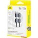Дата кабель Baseus Versatile Two-for-Two USB/Type-C to Type-C/Lightning 60W (0.6m) (P10383000) Cosmic Black ILSO-00000080537-1 фото 4