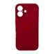 Силиконовый чехол с закрытой камерой для iPhone 17 Rose Red 666-04190 фото