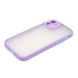 Силиконовый чехол с закрытой камерой Avenger Totu для iPhone 12 Purple 208-00676 фото