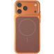 Чохол TPU TechWoven Hybrid with MagSafe для Apple iPhone 17 Pro (6.3") Orange / Brown 214-04712 фото