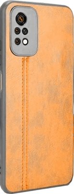 Чехол Cosmiс Leather Case для Xiaomi Redmi Note 12 Pro 4G Orange 666-00161 фото