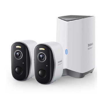 IP-камера відеоспостереження Baseus Security N1 Plus Outdoor Camera 2K 2-Cam Kit White EU S0TY002131 фото