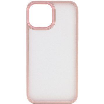 TPU+PC чохол Metal Buttons для Apple iPhone 13 (6.1") Рожевий 777-08315 фото