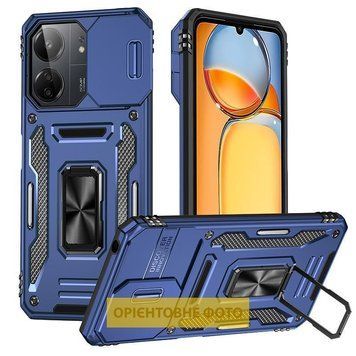 Ударостійкий чохол Camshield Army Ring для Xiaomi Redmi 15C (Global) / Poco C85 (Global) Navy 656-08872 фото