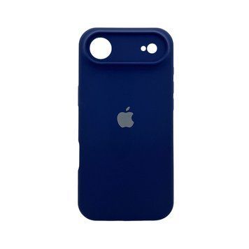 Силіконовий чохол з закритою камерою для iPhone 17 Air Navy Blue 666-04391 фото