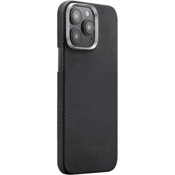 Чохол PC Carbon Protection Slim with MagSafe для Apple iPhone 15 Pro Max (6.7") Black 214-04763 фото