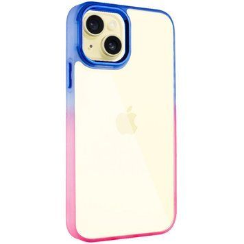 Чохол TPU+PC Fresh sip series для Apple iPhone 14 Plus (6.7") Рожевий / Синій 777-06689 фото