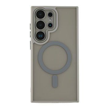 Чохол TPU+PC Magnetic Matte Camera Lens with Magsafe для Samsung Galaxy S24+ 5G (S926) Grey 757-00303 фото