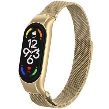 Ремінець Milanese Loop Design для Xiaomi Mi Band 7 Vintage gold 212-01621 фото