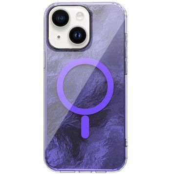 Чехол TPU Shiny Mountain (MagFit) для Apple iPhone 14 / 13 (6.1") Purple 555-02907 фото