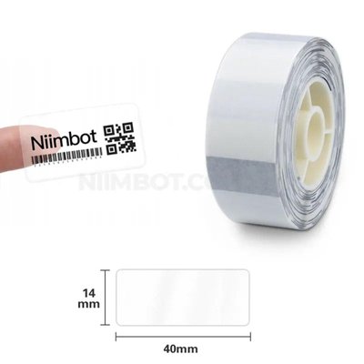 Етикетки NIIMBOT TT14*40-160 Transparent For D11/D110/D101/H1S (A2G88588302) 656-00066 фото