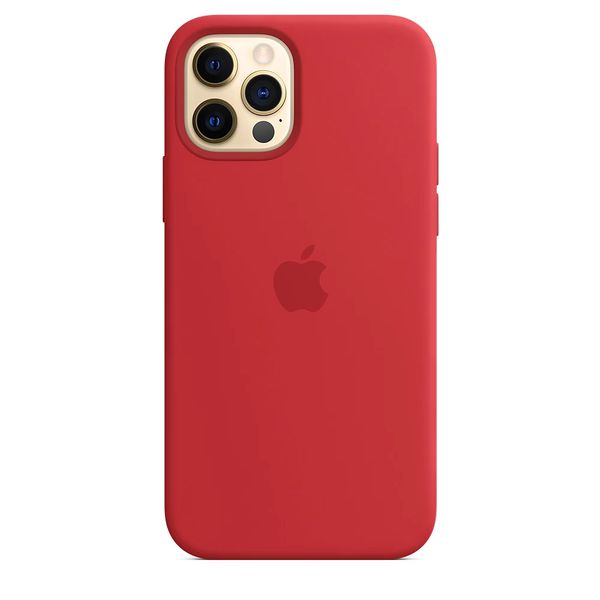 Силиконовый чехол для iPhone 12/12 Pro RED 208-00374 фото