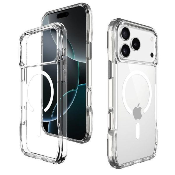 Чохол TPU Space Octagon with MagSafe для Apple iPhone 17 Pro (6.3") Clear 777-09040 фото