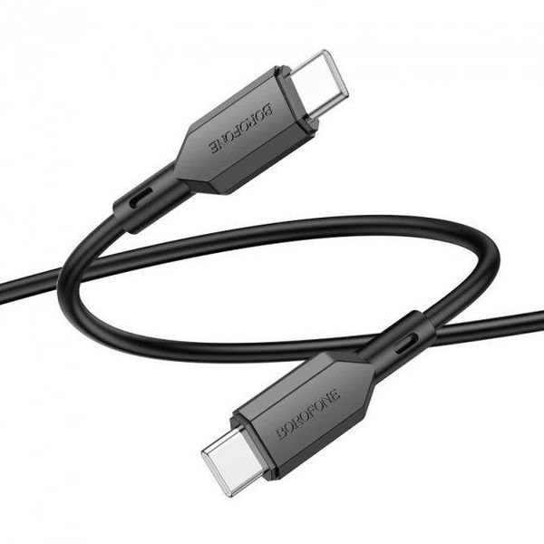 Кабель Borofone BX70 USB Typе-C to USB Typе-C 1m 60W Черный 209-00098 фото