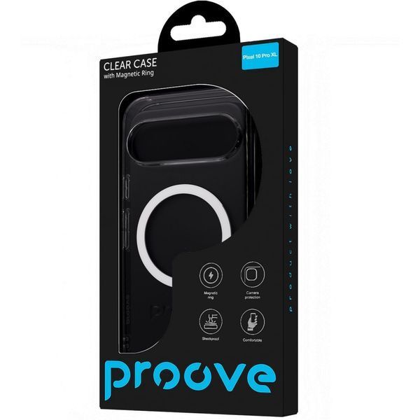 Чохол Proove Clear Case with Magnetic Ring Google Pixel 10 Pro XL Ttransparent 656-04318 фото