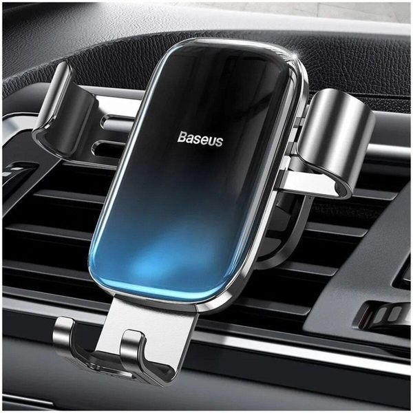 Тримач для мобiльного Baseus Glaze Gravity Car Mount Black 656-00425 фото