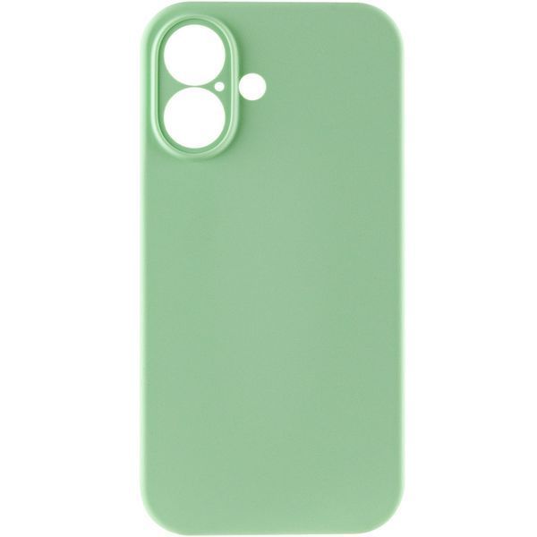 Силіконовий чохол Silk Full Camera Protective для Apple iPhone 16 (6.1") Pistachio 777-09607 фото