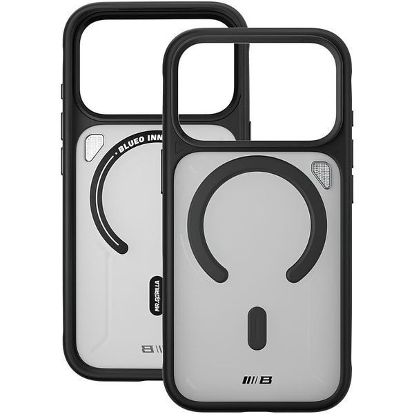 TPU+PC чохол Blueo Frosted Heat Dissip. with MagSafe для Apple iPhone 17 Pro / 18 Pro (6.3") Чорний / Black ILSO-00000081526_1 фото