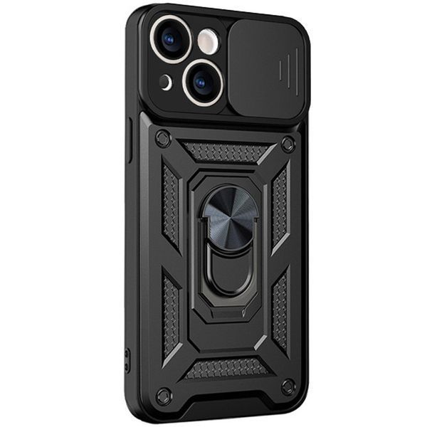 Ударостійкий чохол Camshield Serge Ring для Apple iPhone 13 (6.1") Black 208-05556 фото