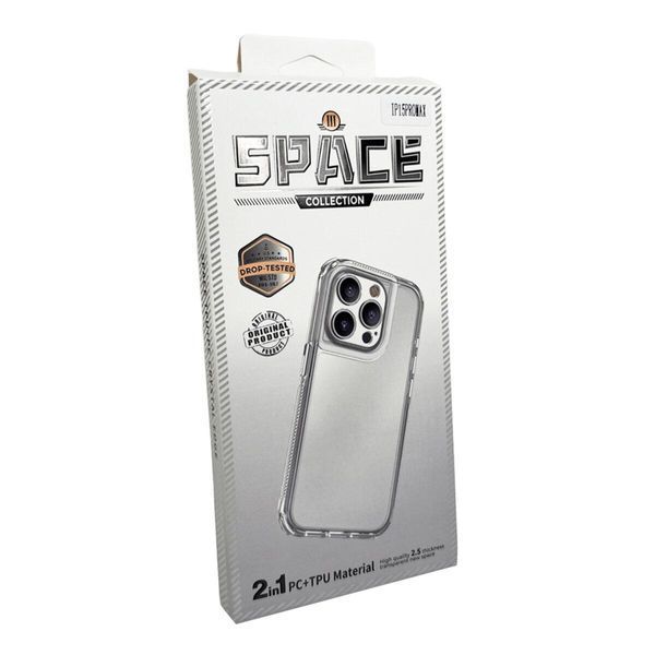 Противоударный чехол для смартфона Space III для iPhone 14 Pro Transparent 666-01851 фото