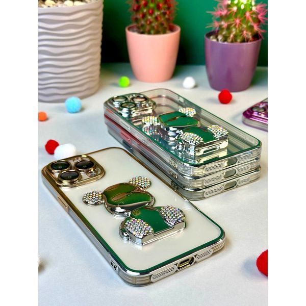 Чехол Bear Gradient Diamond для iPhone 14 Pro Black 208-04608 фото