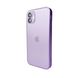 Чохол для смартфона AG Glass Matt Frame Color для iPhone 11 Light Purple 666-00527 фото