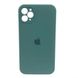 Силіконовый чохол з закритою камерою для iPhone 12 Pro Pine Green 208-00818 фото