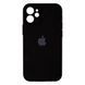 Силіконовий чохол з закритою камерою для iPhone 12 Mini Black 208-01154 фото