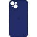 Силіконовий чохол з закритою камерою для iPhone 15 Navy Blue 666-01008 фото