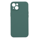 Силиконовый чехол с закрытой камерой для iPhone 13 Pine Green 333-00735 фото