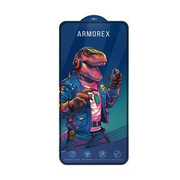 Защитное стекло ARMOREX 5D High-Alum AntiDust для iPhone 15/16 Черный 204-00379 фото