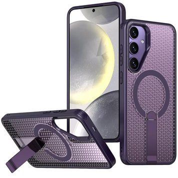 Чехол TPU Breeze with MagSafe stand для Samsung Galaxy S25+ / S24+ Purple 777-08699 фото