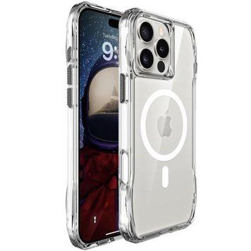 Чохол TPU Space Octagon with MagSafe для Apple iPhone 16 Pro Max (6.9") Clear 777-09046 фото